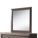 Lyndon 41"x39" Mirror, Weathered Gray Grain Finish Acme