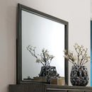 Carine II 45"x35" Mirror, Gray Finish Acme