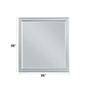 Louis Philippe 36"x38" Mirror, Platinum Finish Acme