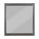 Louis Philippe 36"x38" Mirror, Dark Gray Finish Acme