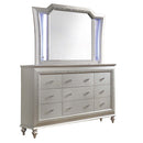Kaitlyn 51"x38" Mirror w/Led, LED & Champagne Finish Acme