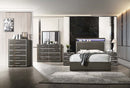 Escher 46"x32" Mirror, Gray Oak Finish Acme