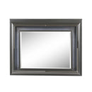Sawyer 49"x39" Mirror w/Led, Metallic Gray Finish Acme