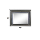 Sawyer 49"x39" Mirror w/Led, Metallic Gray Finish Acme