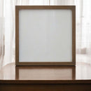 Miquell 40"x40" Mirror, Oak Finish Acme