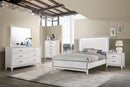 Haiden 46"x35" Mirror, White Finish Acme