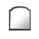 House Beatrice 39"x35" Mirror, Charcoal Finish Acme