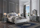 House Delphine 48"x40" Mirror, Charcoal Finish Acme