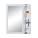 Cargo Vanity 26"x32" Mirror, White Finish Acme