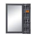 Cargo Vanity 26"x32" Mirror, Gunmetal Finish Acme