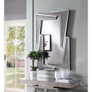 Noralie Accent 31"x47" Mirror, Mirrored & Faux Diamonds Acme