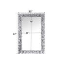 Kachina Accent 32"x47" Mirror, Mirrored & Faux Gems Acme