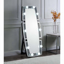 Noralie Floor 26"x63" Mirror, Mirrored & Faux Diamonds Acme