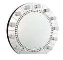 Farai Accent 32"x29" Mirror, Mirrored & Faux Crystal Diamonds Acme