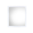 Perse 28"x32" Mirror, White Finish Acme