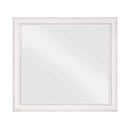 Katia 42"x38" Mirror, Rustic Gray & Weathered White Finish Acme