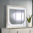 Laveda 45"x36" Mirror w/LED, Pearl White Finish Acme