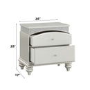 Maverick Nightstand, Platinum Finish Acme