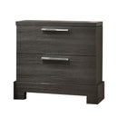 Lantha Nightstand, Gray Oak Finish Acme