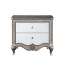 Esteban Nightstand, Antique Champagne Finish Acme