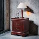 Louis Philippe Nightstand, Cherry Finish Acme