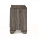 Lyndon Nightstand, Weathered Gray Grain Finish Acme