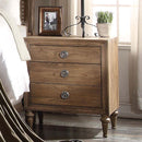 Inverness Nightstand, Reclaimed Oak Finish Acme