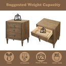 Inverness Nightstand, Reclaimed Oak Finish Acme