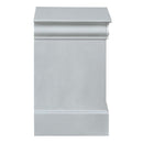 Louis Philippe Nightstand, Platinum Finish Acme