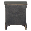 Louis Philippe Nightstand, Dark Gray Finish Acme