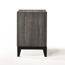 Valdemar Nightstand, Weathered Gray Finish Acme