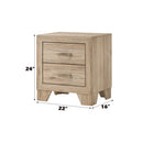 Miquell Nightstand, Natural Finish Acme