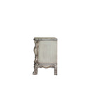 Dresden Nightstand, Vintage Bone White Finish Acme