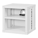 Cargo Nightstand w/USB, White Finish Acme