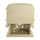 Vatican Nightstand, Champagne Silver Finish Acme