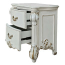 Vendome Nightstand, Antique Pearl Finish Acme