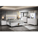 Tarian Nightstand, Pearl White Finish Acme