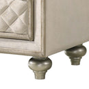 Lucienne Nightstand, Beige Velvet Acme