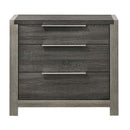 Jehoram Nightstand, Gray Finish Acme