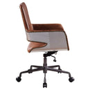 Kamau Office Chair, Vintage Cocoa Top Grain Leather Acme