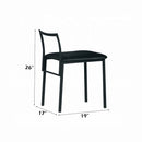 Senon Chair, Black Finish Acme