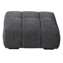 Chosen Ottoman, Gray Chenille Acme