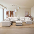 Marisa Ottoman, Beige Boucle Acme