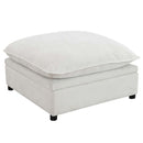 Marisa Ottoman w/Storage, Beige Boucle Acme