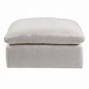 Naveen Ottoman, Ivory Linen Acme