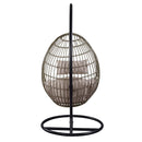 Vasant Hanging Chair, Fabric & Wicker Acme