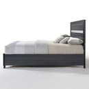 Naima King Bed w/Storage, Black Finish Acme
