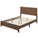Miquell King Bed, Oak Finish Acme