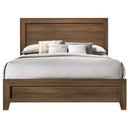 Miquell King Bed, Oak Finish Acme