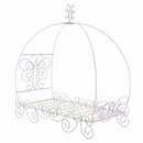 Priya II Twin Bed w/Canopy, White & Purple Finish Acme